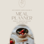 Meal Planner for 8 months+