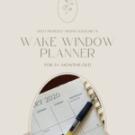 Wake Window Schedule & Planner for 5 Months+