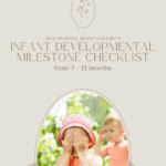 Infant Developmental Milestone Checklist 7-12months