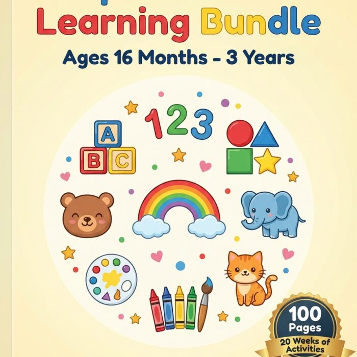 Complete Toddler Learning Bundle: Ages 16 Months - 3 Years