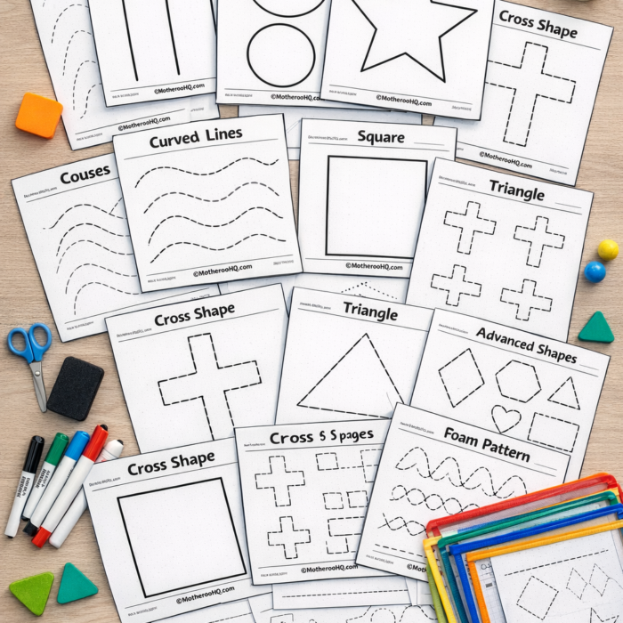 Pre-Writing Tracing Workbook