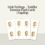 Little Feelings - Toddler Emotion Flash Cards (Tagalog)